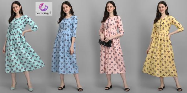 Vredevogel Zoya Beautiful Rayon Printed Kurti